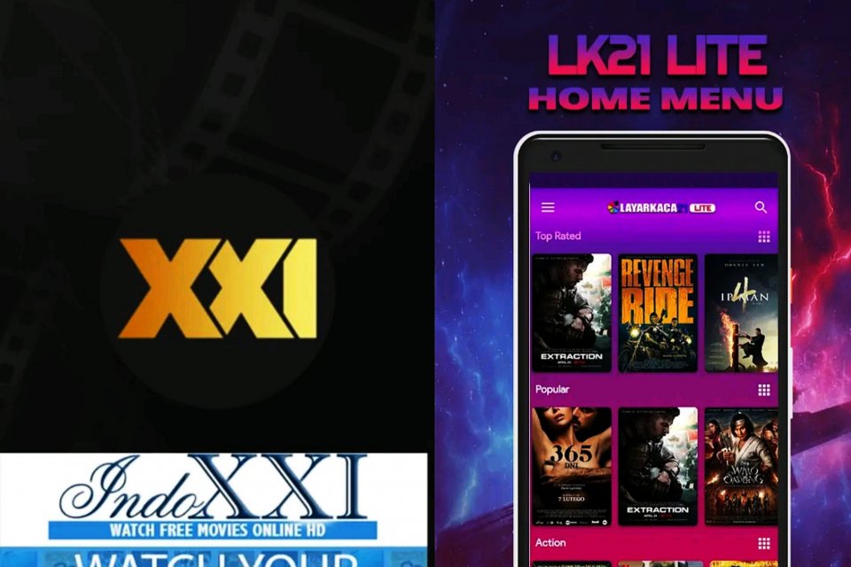 IndoXXI dan LK21 Buat Aplikasi Streaming Film, Kominfo Akan Blokir