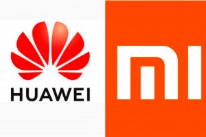Logo Huawei dan Xiaomi
