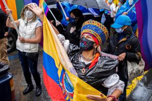 ECUADOR-ELECTION/PROTEST