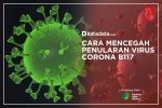 Cara Mencegah Penularan Virus Corona B117