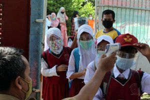 Uji Coba Sekolah Tatap Muka di Kabupaten Bogor