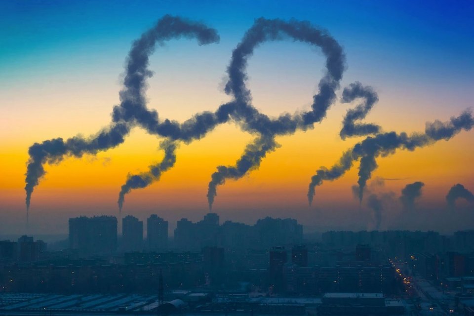 emisi karbon, CO2
