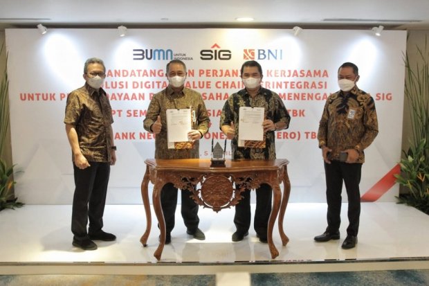 Berita_BNI kerjasama dengan semen Indonesia