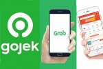 Aplikasi Gojek, Grab, dan Shopee