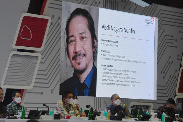 Menteri BUMN Erick Thohir mengatakan, keberpihakan terhadap konten lokal menjadi alasan penunjukkan Abdee Slank menjadi Komisaris Telkom Indonesia.