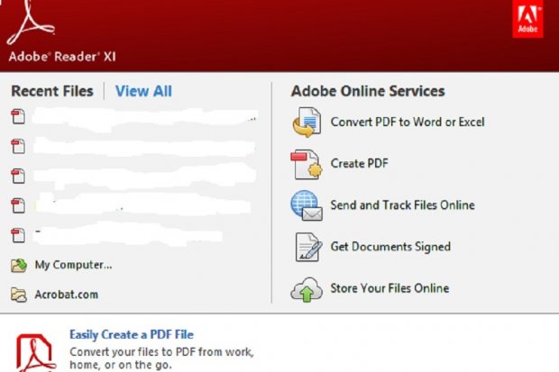 Adobe Reader salah satu software yang bisa digunakan untuk kepentingan gabung PDF