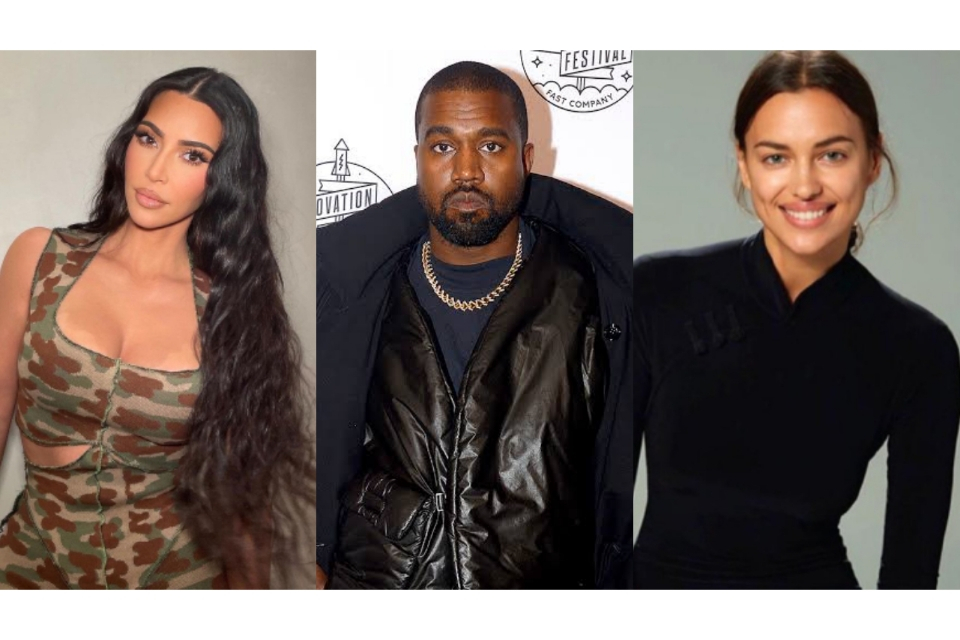 Kanye West - Kim Kardashian - Irina Shayk