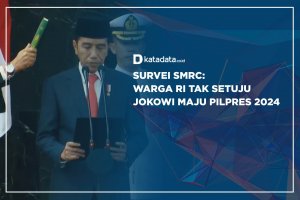Survei SMRC: Warga RI Tak Setuju Jokowi Maju Pilpres 2024