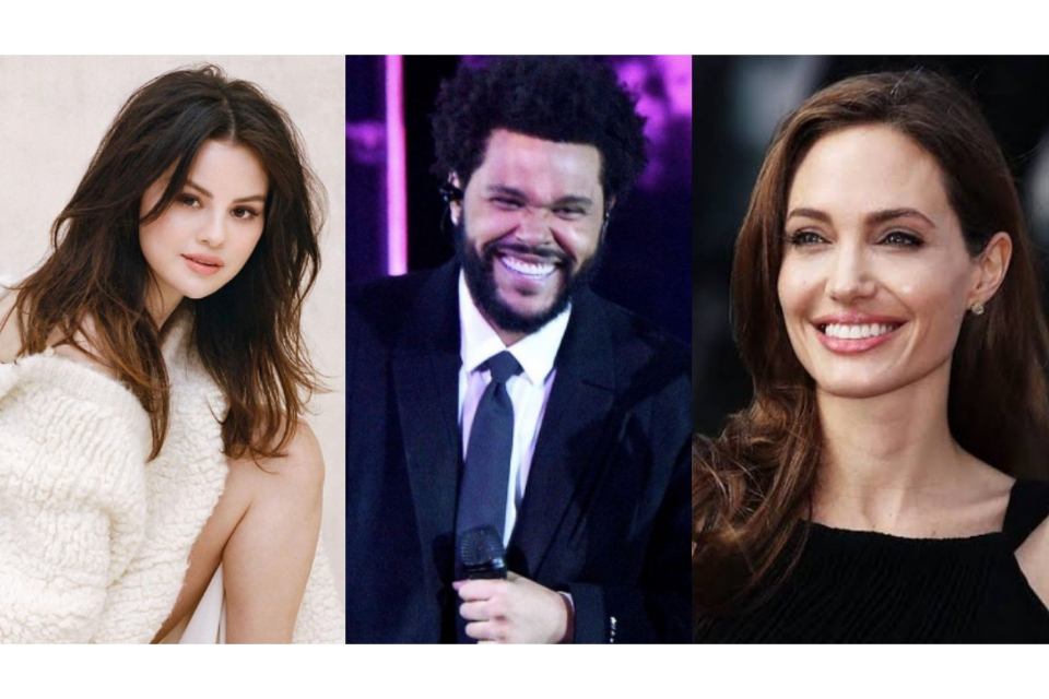 The Weeknd - Selena Gomez - Angelina Jolie