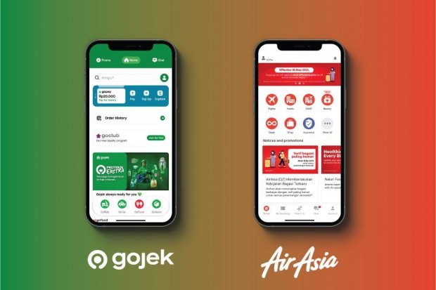 Kemitraan Gojek dan AirAsia untuk AirAsia SuperApp