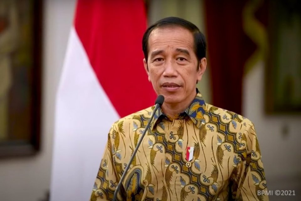 Jokowi, greysia polii, apriyani rahayu, jokowi, medali emas, olimpiade, badminton