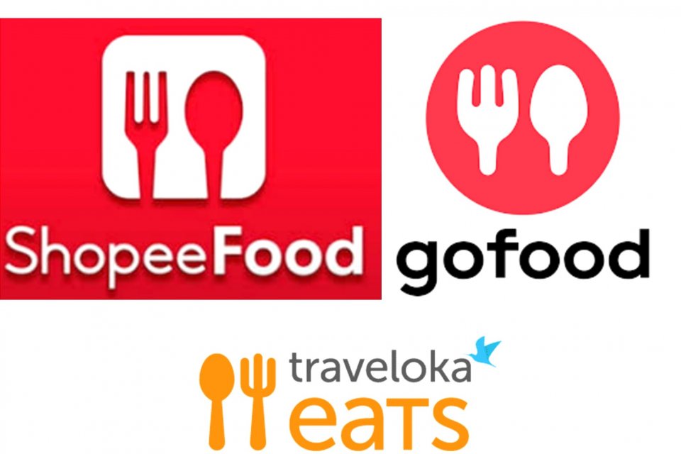 GoFood, ShopeeFood, Traveloka Eats, PPKM level 4. Gojek, Shopee, Traveloka
