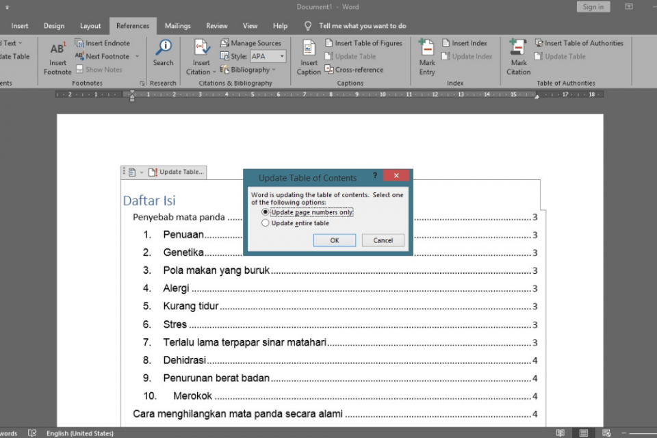 Cara Menampilkan Ruler di Word