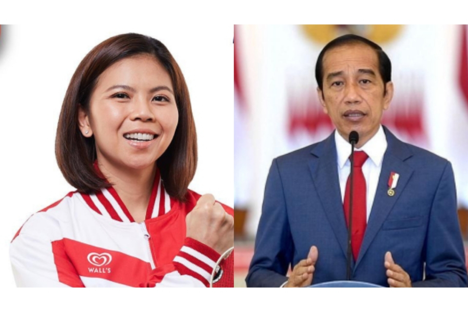 Greysia Polii - Jokowi