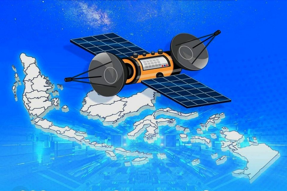 Ilustrasi Satelit Satria-1