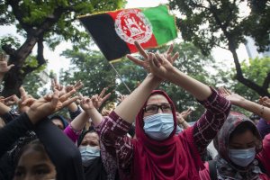 Unjuk Rasa Pencari Suaka Afghanistan