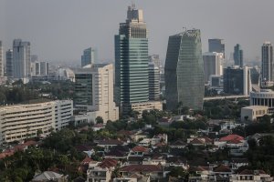 Gedung-gedung pencakar langit Jakarta