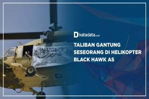 Taliban Gantung Seseorang di Helikopter Black Hawk AS