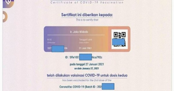Email sertifikat vaksin alamat âˆš 3+