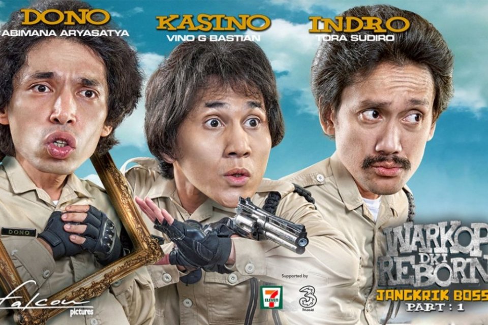 Film Warkop DKI Reborn: Jangkrik Boss Part 1 merupakan film komedi Indonesia terlaris dengan jumlah penonton lebih dari 6,8 juta orang.
