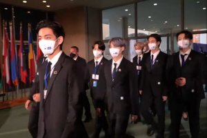 BTS hadir sebagai utusan khusus Presiden Korea Selatan Moon Jae-in di Sidang Umum PBB.