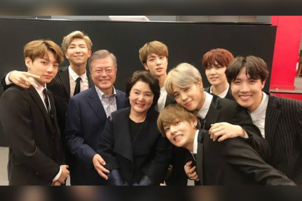 BTS - Presiden Moon Jae In