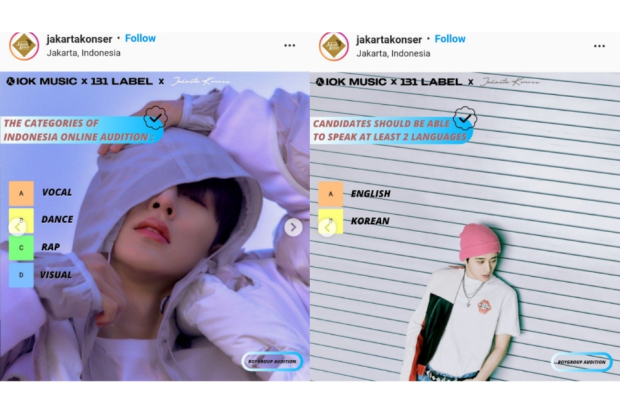 Audisi Boy Group B.I