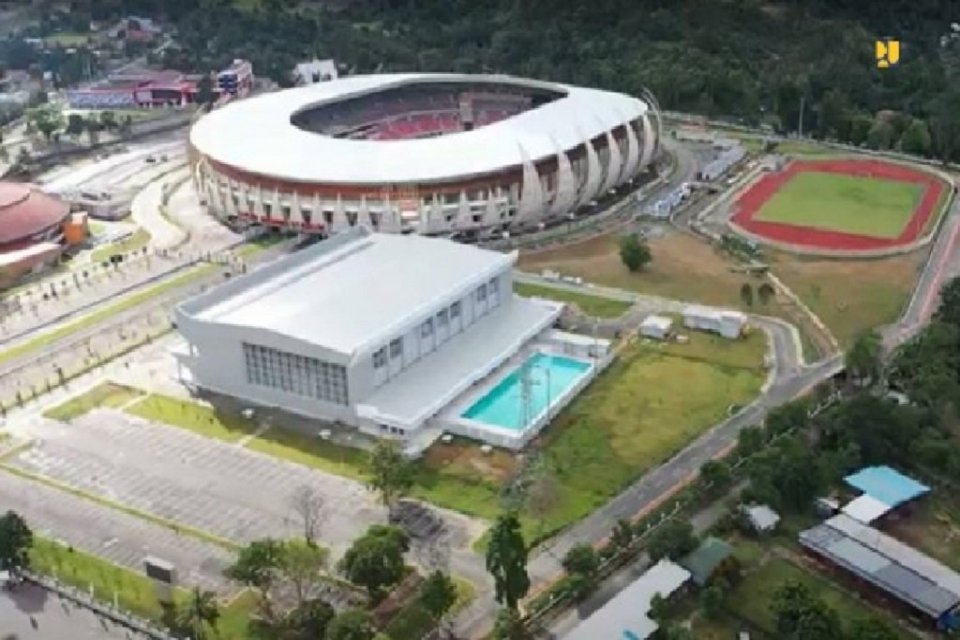 Pon, pon papua, jokowi, stadion canggih papua, istora papua bangkit, arena pertandingan pon papua