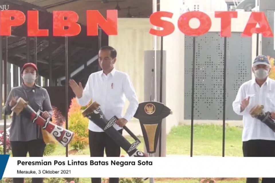 Jokowi, PLBN Sota, papua