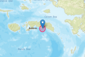 Gempa di Maluku Tengah pada Senin malam