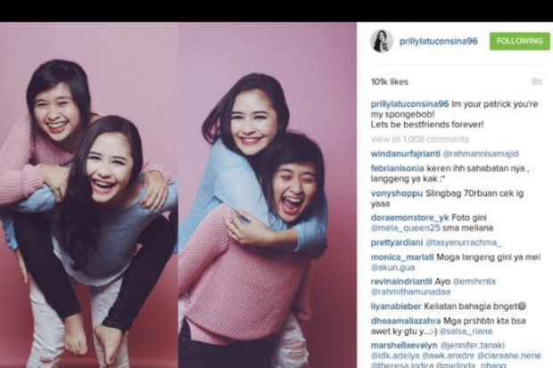 Gritte dan Prilly Latuconsina