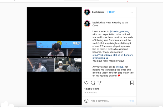 Kezhiki, Fans WayV asal Indonesia