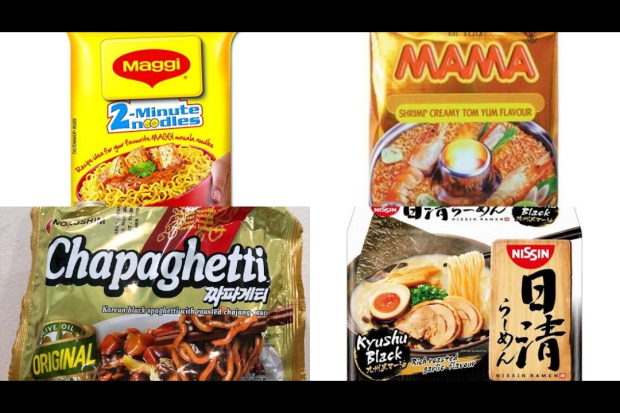 Berbagai produk mi