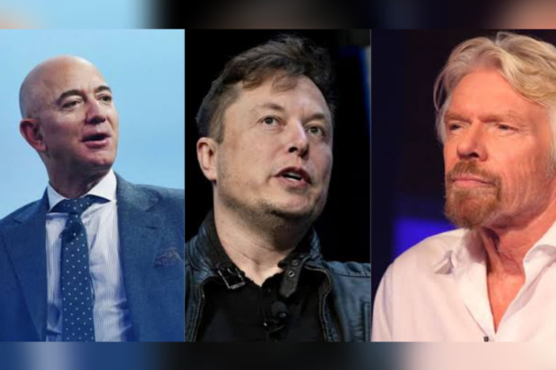 Jeff Bezos, Elon Musk, Richard Branson