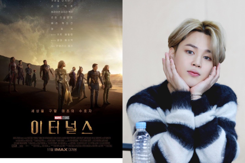 Film Eternals dan Jimin BTS