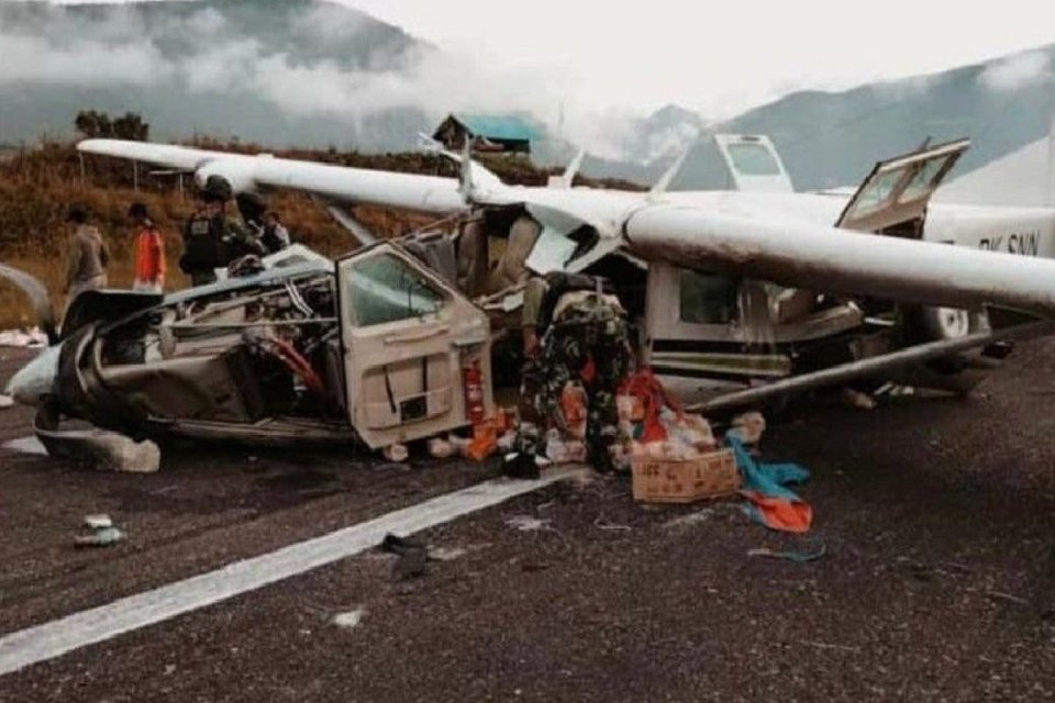 pesawat, kecelakaan, Papua