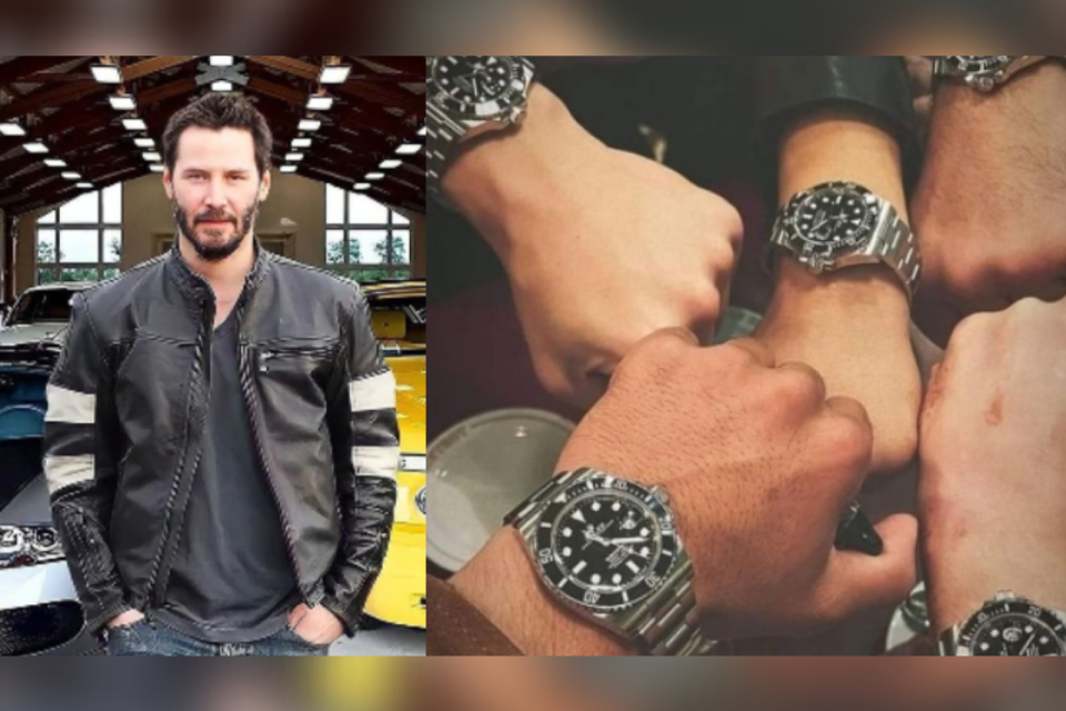 Keanu Reeves beli 5 jam tangan kembar merek Rolex