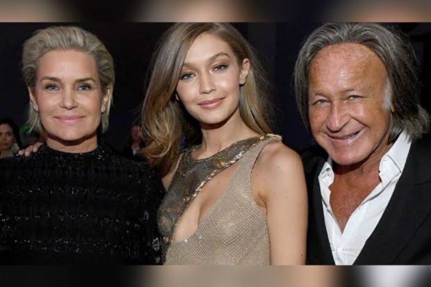 Yolanda Hadid, Gigi Hadid, dan Mohamed Hadid