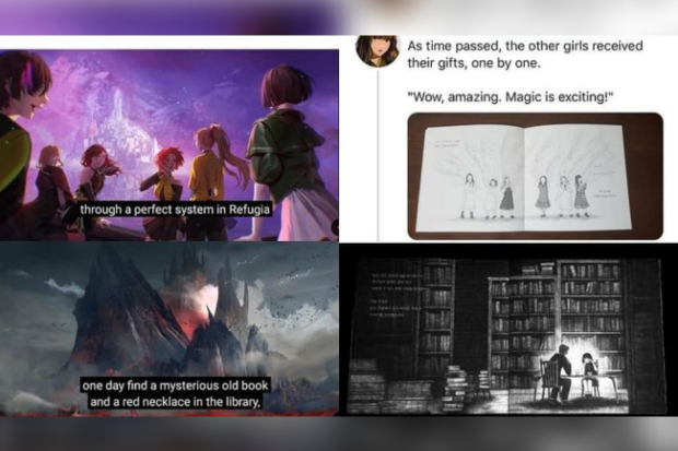 Cerita Crimson Heart vs cerita GFRIEND