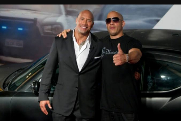 Vin Diesel dan Dwayne Johnson