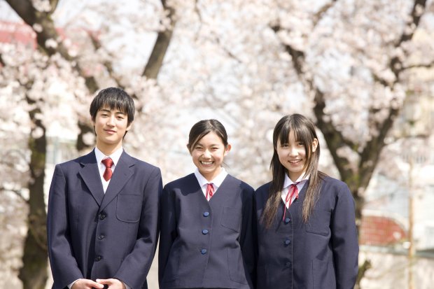 Ilustrasi remaja/pelajar Jepang