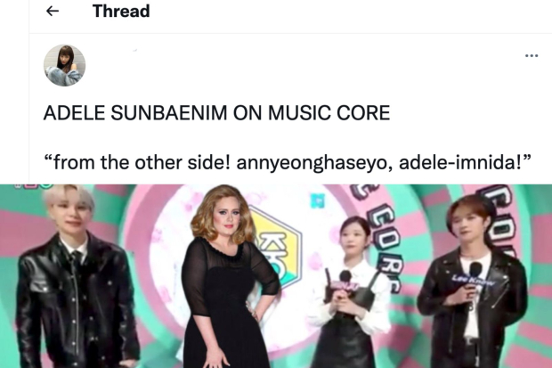 Adele Sunbaenim Trending di Twitter