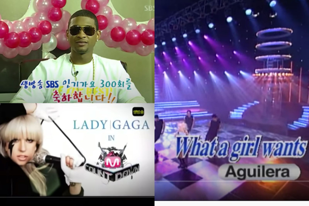 Lady Gaga, Christina Aguilera, Usher