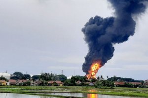 Kebakaran di tangki Kilang Cilacap, Jawa Tengah