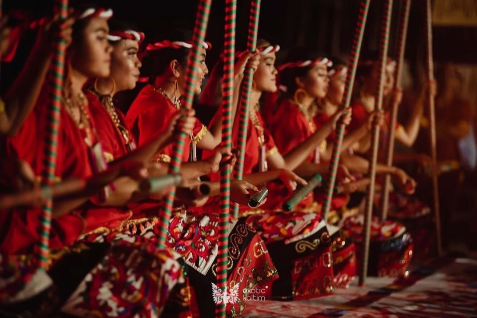 Tari gantar merupakan tari tradisional khas suku dayak 