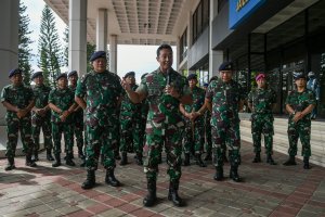 Kunjungan Panglima TNI di Mabes AL