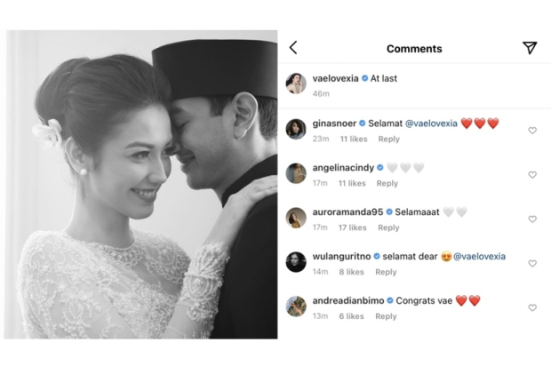 Velove Vexia dan suami