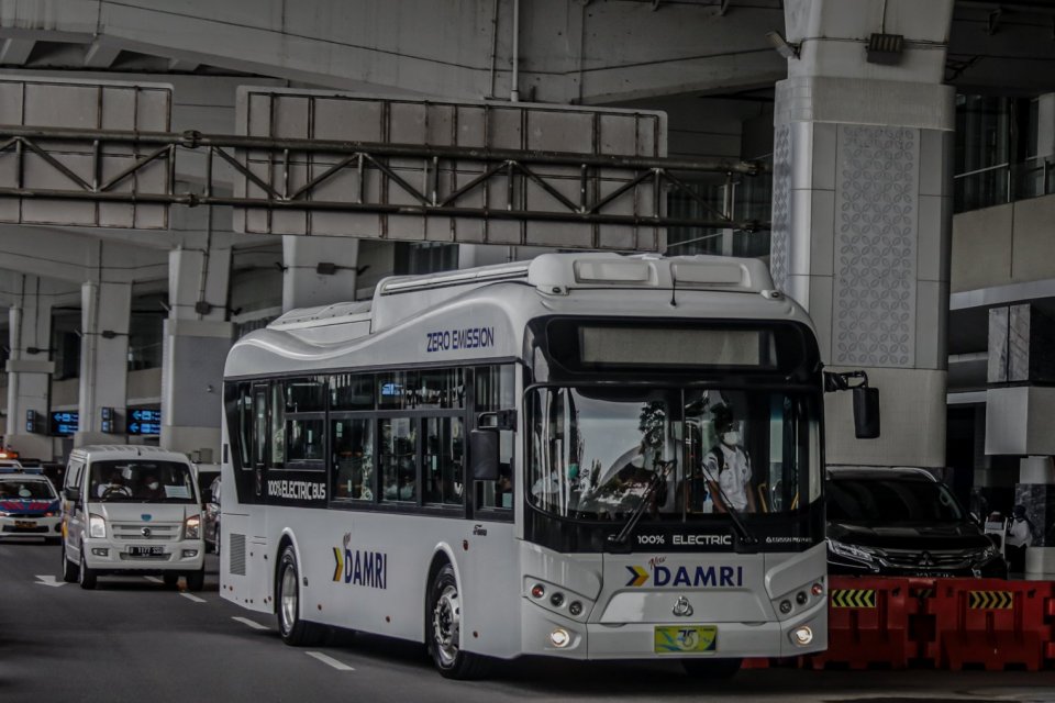g20, bus listrik, damri