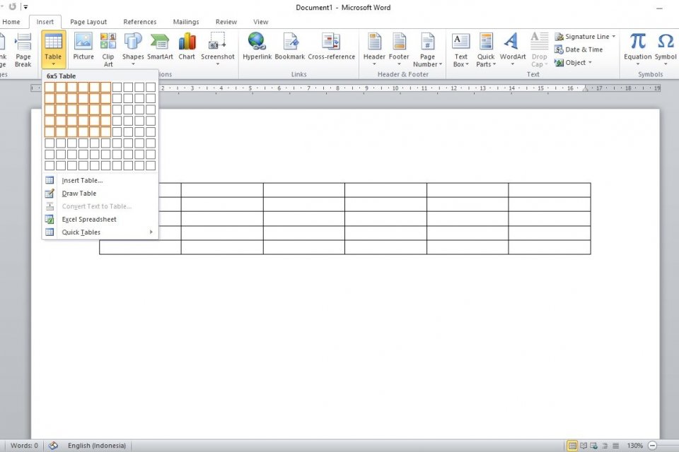 Panduan Lengkap Cara Buat Tabel Di Word Pakai Insert Table Lifestyle Id 7704