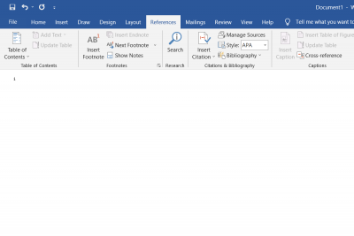 superscripts bibliography microsoft word
